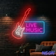 thumbnail image 4 of Handmadetneonsign Electric Guitar Neon Sign, Live Music Wall Art, Music Show Wall Decor 046227, 4 of 5