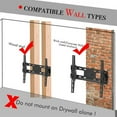 thumbnail image 4 of Tilting TV Wall Mount Adjustable Bracket For TV Fits 32 to 65 inch TV up to 110 lbs, VESA from 100x100mm to 400x400mm, 4 of 8