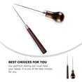thumbnail image 4 of Pungan Stitching Awls 2Pcs Wood Handle Scratch Tool for DIY Sewing - Craft Cloth Punch,6.5"X0.59"X0.59", 4 of 10
