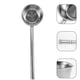 thumbnail image 3 of 2 cucharas de acero inoxidable con mango largo, cucharas para sopa (plateadas), 3 of 3