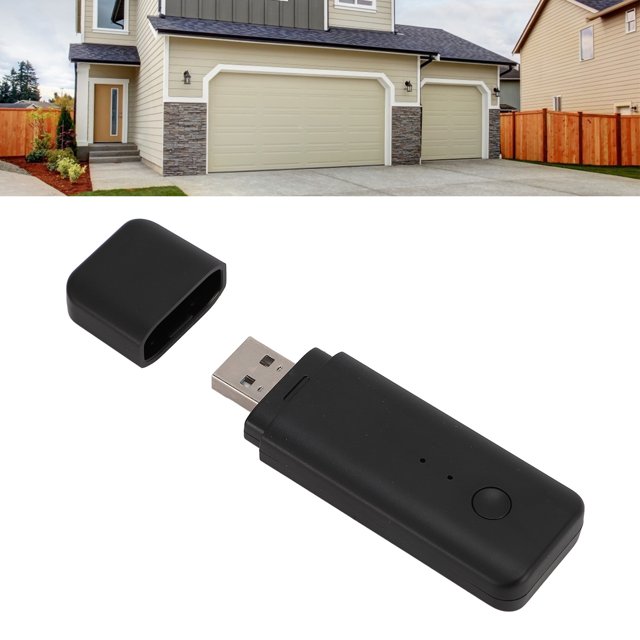 Ouvre-porte de Garage Intelligent WiFi à Distance, Notification Push Activée par la Voix, Utilisation Pratique, Télécommande Intelligente pour Porte de Garage IFTTT Blanc, Noir