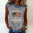 thumbnail image 2 of Hearthz 1776-2026 USA 250th Anniversary Shirt Raglan Sleeveless Womens Tank Tops We the People Patriotic Vest American Flag 250 Anniversary USA Shirt Women, 2 of 7