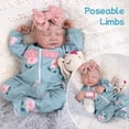 thumbnail image 4 of Muñeca Reborn UOFTKIZ realista para niña de 20 pulgadas con cuerpo de tela, 4 of 7