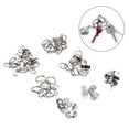 thumbnail image 1 of Anillos En D De Metal, Mano De Obra Exquisita Que Reemplazan Fácilmente Los Herrajes Resistentes Y Duraderos Para Bolsos Para Ropa Para Producción De Bricolaje, 1 of 7