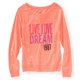 thumbnail image 2 of Aeropostale Live Love Dream Sleep playera grÃ¡fica para mujer, naranja, pequeÃ±a Aeropostale Camiseta grÃ¡fica, 2 of 2