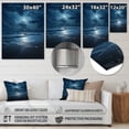 thumbnail image 4 of Designart "Beach Photo peaceful Moonlight I" Nautical & Beach Metal Wall Art, 4 of 5