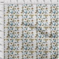 thumbnail image 3 of oneOone Cotton Flex Light Green Fabric Eiffel Tower|Camera & Bag Travel Diy Clothing Quilting Fabric Print Fabric By Yard 40 Inch Wide, 3 of 4