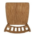 thumbnail image 6 of Weston Home Farmhouse Slat Back Wood Dining Chairs, Set of 2, Oak Finish, 6 of 9