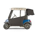 thumbnail image 2 of Club Car Precedent Golf Cart PRO-TOURING Sunbrella Track Enclosure - Black, 2 of 2