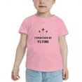 thumbnail image 2 of I'd Rather Be Flying Funny Toddler T-Shirts for Boys Girls (Pink, Youth S), 2 of 5