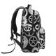 thumbnail image 3 of Easygdp Metallic Gears Mochila Ergonómica Versátil para Laptop - Múltiples Bolsillos, Correas Ajustables, Unisex para Escuela, Viajes y Actividades al Aire Libre-One Size, 3 of 5