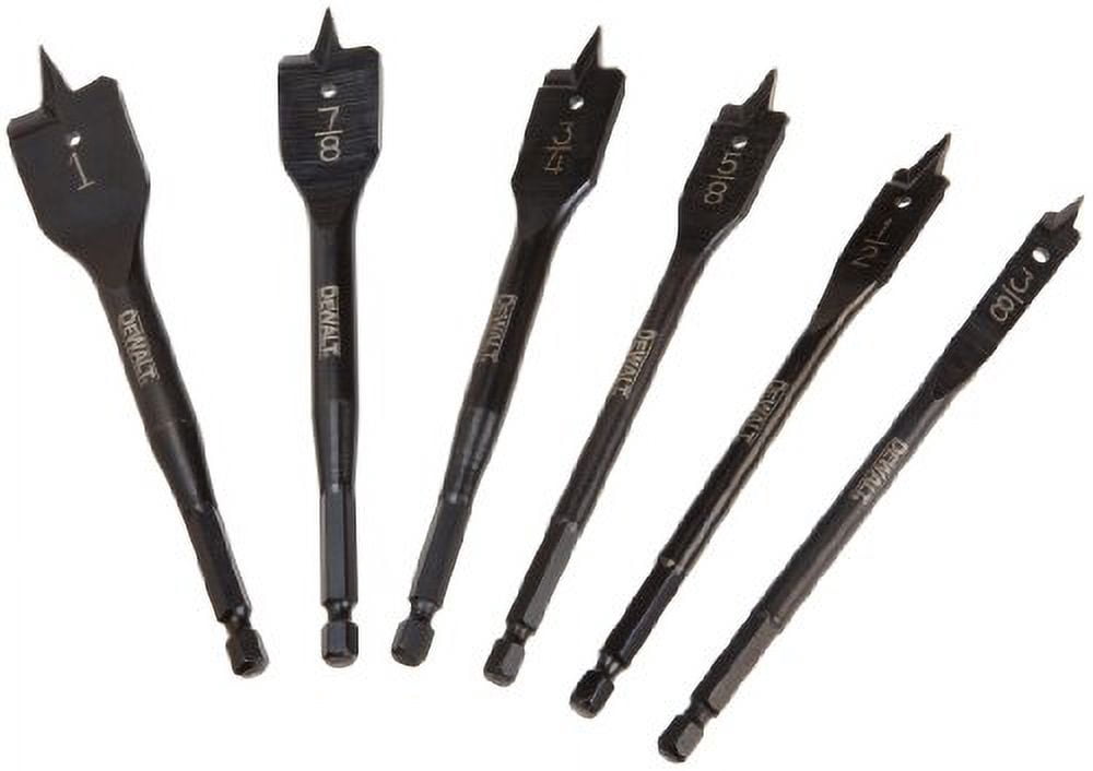 Dewalt-DW1587 6-Piece Wood Boring Bit Set