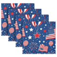 thumbnail image 6 of Iauyy Satin Napkins Set of 1- Usa Flag Balloon DIY Printing Decoration Cloth Napkin- Easy Care for Home/Party, 6 of 8