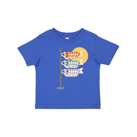 

Inktastic Japanese Carp Fish Flags Gift Toddler Boy or Toddler Girl T-Shirt