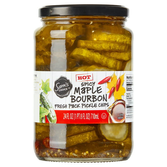 Sams Choice Sc Spicy Maple Bourbon Pickles 24oz