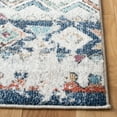 thumbnail image 3 of SAFAVIEH Phoenix Nash Geometric Area Rug, Blue/Ivory, 5'3" x 7'7", 3 of 7