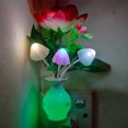 thumbnail image 4 of Jarrón luminoso de colores, plug and play desde el anochecer hasta el amanecer, luz de decoración del hogar, luz de noche de ensueño, 4 of 6