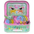thumbnail image 3 of 15 Piece Girls Pretend Toy Tin Tea Set Carrying Case Ballea, 3 of 15