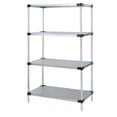 thumbnail image 1 of 4-Shelf, Galvanized Steel Solid Shelving Unit - 14 x 36 x 86 in., 1 of 1