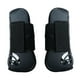 thumbnail image 4 of 2 protectores de piernas amortiguadores para salto ecuestre, para uso en deportes ecuestres. Negro L, 4 of 8