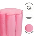 thumbnail image 5 of Mainstays Kids Flower Petal Ottoman, Pink, 5 of 9