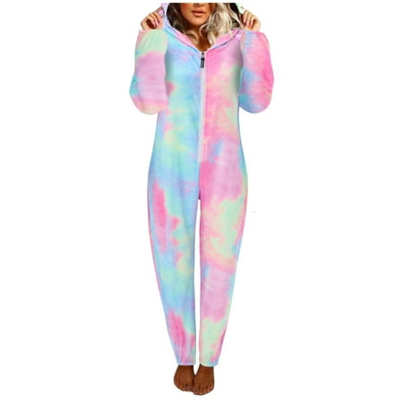 

Jumpsuits Bodysuit For Women Winter Hooded long sleeve bodysuit for women Casual Cute And Soft Set Winter Warm Rompe Sleepwear Body Suits Women Clothing Underwear Pajamas Lingerie For Women