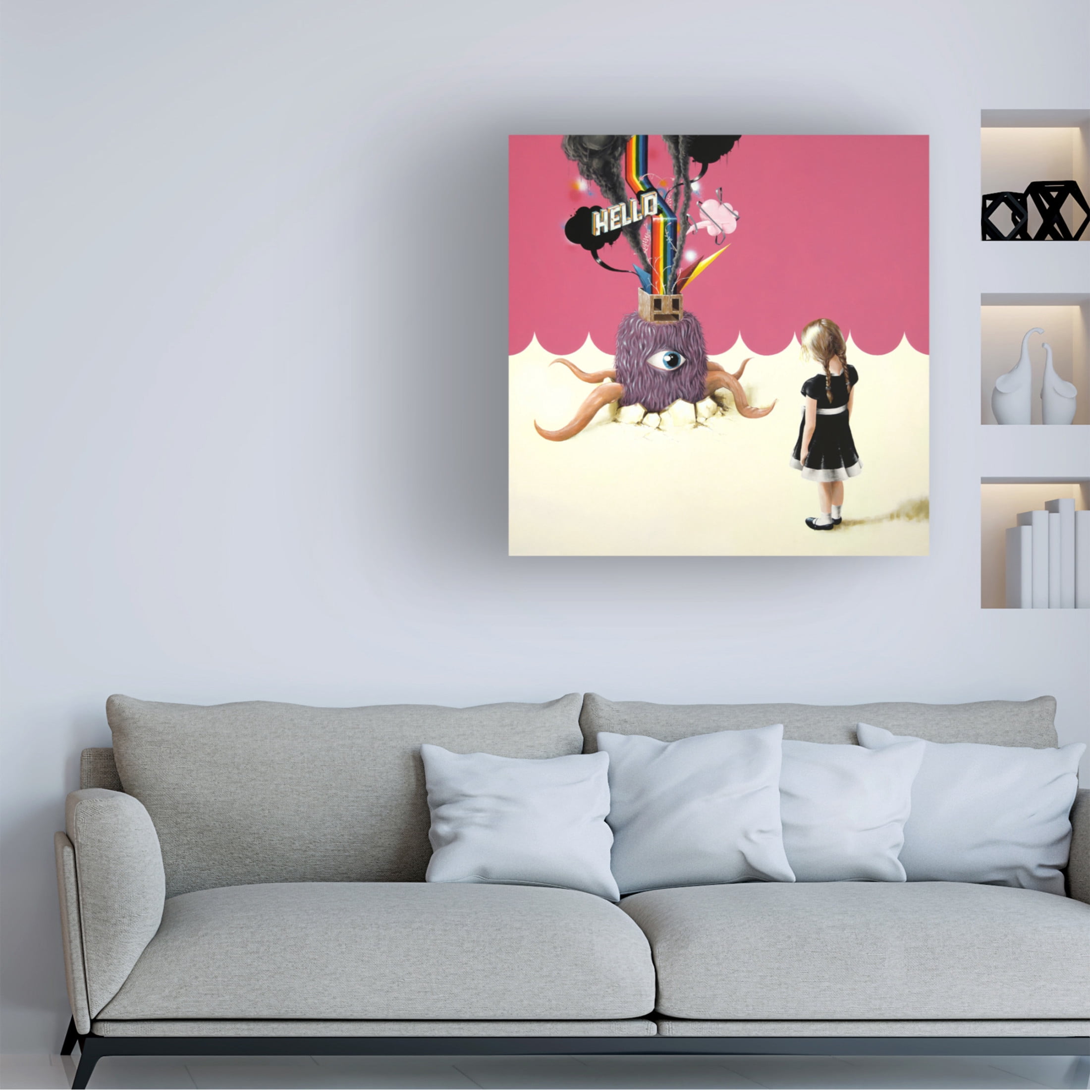 Trademark Fine Art Famous When Dead Hello Ruby Canvas Wall Art