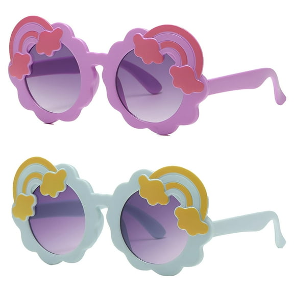 GJX 2Pcs Baby Sunglasses Toddler Boy Sunglasses Girls Sunglasses,Style1