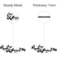 thumbnail image 4 of Bird Metal Wall Decor Birds on Branch Vine Olive Wall Art Rustic Black Wall Hanging Sculpture Home Decor Sign Ornament for Home Balcony Living Room Bedroom Indoor Outdoor 11.8x3.9Inch, 4 of 6