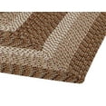 thumbnail image 3 of Better Trends 24"x 68"x 68" L-Shape Braided Rug 100% Polypropylene Durable and Stain Resistant Reversible Indoor Area Utility Rug, Country Stripe Collection - Straw Stripe, 3 of 5