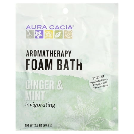 UPC 051381885779 product image for Aura Cacia Aromatherapy Foam Bath  Ginger & Mint  2.5 oz (70.9 g) | upcitemdb.com