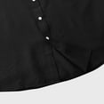 thumbnail image 6 of Dagugfen Work Shirts for Men Button down Short Sleeve Loose Solid Color Casual Office Summer Shirts, 6 of 9
