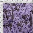 thumbnail image 3 of oneOone Polyester Spandex Purple Fabric Tropical Quilting Supplies Print Sewing Fabric By The Yard 56 Inch Wide, 3 of 4