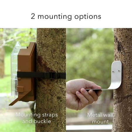 Wasserstein - Bird Feeder Camera Case Compatible with Blink, Wyze, and Ring Cam (Camera NOT Included)