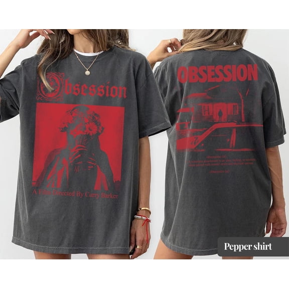 Vintage Obsession Movie Shirt, Frowning Nikki Graphic Tee, Gothic Horror T-Shirt, Halloween Film Fan Gift, Retro Cinema Tee