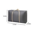 thumbnail image 3 of Extra Large Moving Bag Travel Luggage Bag Foldable Waterproof Storage Bag with Zipper and Strong Handle Moving Available, 3 of 6