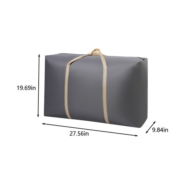 Large Storage Bag Comforter Blanket Pillows Quilt Storage Container Storage Bag Multipurpose Duty Laundry Bag For Damp Proof Luggage Suitcase Clothes Comforters Furniture Blankets Cover Washable Walma...