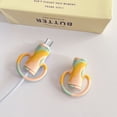 thumbnail image 1 of 10Pcs Silicone Charging Cable Protector, Vacemry Phone Charger Head Protector, Silicone Cartoon Cable Case With Breakage Protection And Storage Loop For Charger Cord, Cute Desk Decor For Home Office, 1 of 6