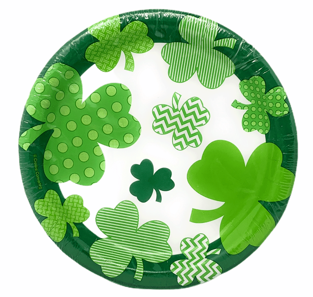st patricks day melamine plates