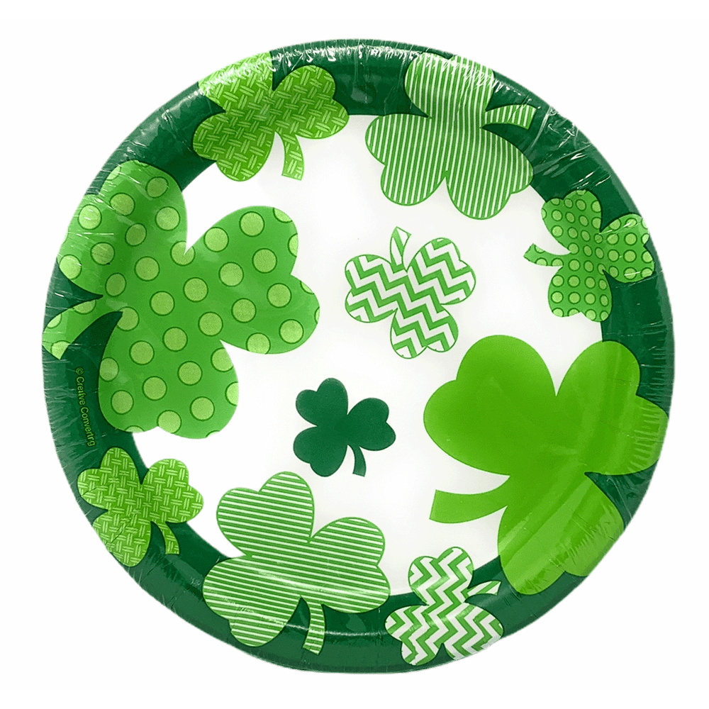st patricks day cocktail plates