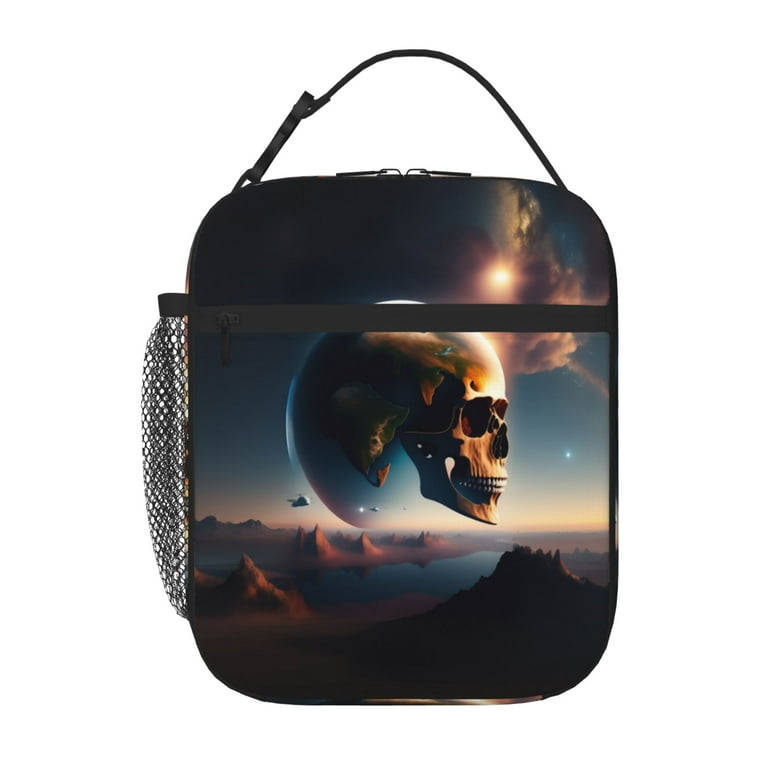 Skull lunch cheap bag