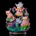 thumbnail image 1 of Mewtwo Charizard Gengar Eevee Blastoise Venusaur Shoous Esped Poke Figuras de acción Grupo de evolución Modelo luminoso Juguetes Ornamento de escritorio zhangmengya LED, 1 of 2