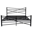 thumbnail image 7 of Queen Size Platform Bed with Under-bed Storage, Metal Platforn Bed Frame with Headboard, No Box Spring Needed, Black, 7 of 7