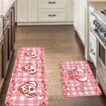 2 Piece Kitchen Mat Set Seasonal Valentine's Day Anniversary Wedding
