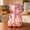 pink, variant on Large 16 Inch Clear Plastic Bear Container Jar for Candy Storage, Adorable Gummy Bear Shaped Gift Box for Party Decor