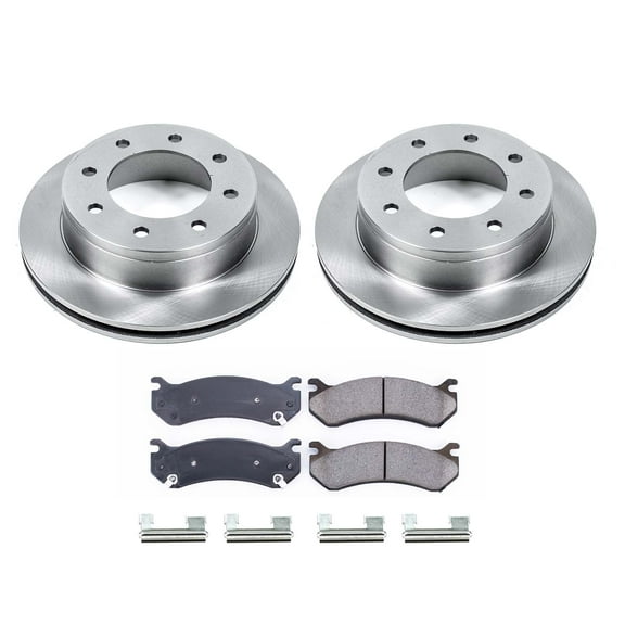 Ultimate Brakes Rear Ceramic Brake Pad and Rotor Kit with Hardware WM80684