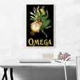thumbnail image 2 of ARTCANVAS Omega 1910 Canvas Art Print by Leonetto Cappiello - Size: 26" x 18" (1.50" Deep), 2 of 9