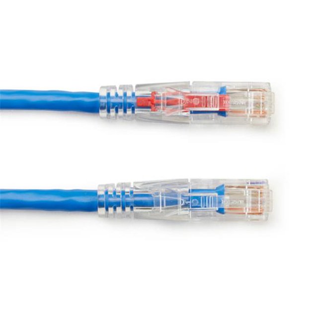 Black Box GigaTrue 3 - Patch cable - RJ-45 (M) to RJ-45 (M) - 50 ft - UTP - CAT 6 - molded, stranded - blue