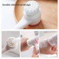 thumbnail image 5 of 2Pcs Double Sides Face Brushs,Facial Cleansing Brush 2 in 1,3D Stand Vertical Silicone Facial Wash Brush,Applicable to Sensitive, Delicate, Dry Skins(Pink), 5 of 6