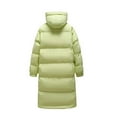 thumbnail image 6 of YLSDY Men's Winter Puffer Jacket Warm Thick Long Down Coat Hooded Overcoat Yellow S, 6 of 9